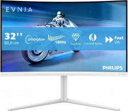 zakřivený herní monitor 31,5" philips evnia 180 hz s ambiglow