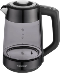 Skleněná rychlovarná konvice s regulací teploty CONCEPT RK4195