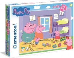 Puzzle Prasátko Peppa Maxi 60 dílků od Clementoni