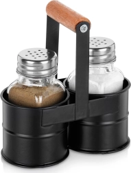 Sada solničky a pepřenky se stojanem, 3dílná