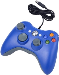Drátový gamepad xbox styl modrý
