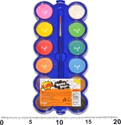 Vodové barvy se štětcem 12 ks