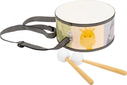 Small Foot dětský bubínek Barevné safari s paličkami