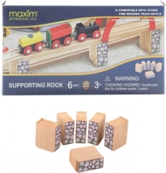 Mostní pilíře pro stavbu modelových tratí 6,5 × 5,5 × 2,5 cm, 6 ks