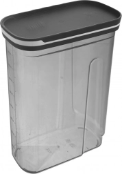 Dózovaný zásobník na sypké potraviny GREY 2,7 l