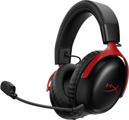 Bezdrátová herní sluchátka HyperX Cloud III S černo‑červená