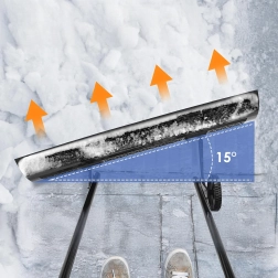 Ruční sněhový pluh na kolech 95 cm