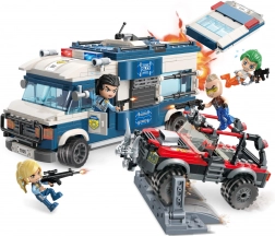 Stavebnice Mine City Policie Únosce dopaden