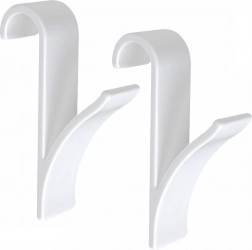 Plastové háčky na radiátor, 2 ks – univerzální závěsné háčky bez vrtání