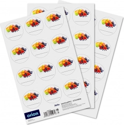 Samolepicí etikety na sklenice 36 ks