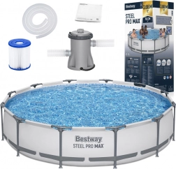 Bestway Steel Pro Max bazén 6,473L 366x76 cm s čerpadlem a filtrem
