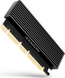Axagon PCEM2-XS interní PCIe x16 adaptér pro M.2 NVMe se chladičem