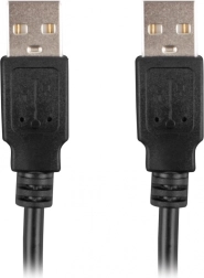 Kabel USB-A M/M 2.0 1,8 m černý