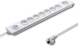 Přepěťová ochrana s 8 zásuvkami a kabelem 1,5 m