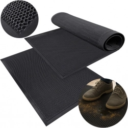 Vstupní rohož 90 × 60 cm RUHHY gumová, protiskluzová 3D mřížka