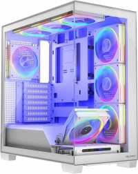 Počítačová skříň Stellar 8F ARGB Bílá