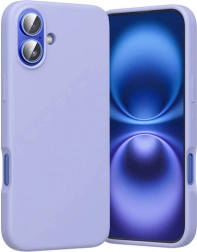 Silikonové pouzdro Vention pro iPhone 16 Plus s MagSafe (fialové)