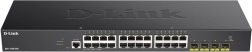 Gigabitový smart switch 24× GE a 4× 10G SFP+ D-Link DGS‑1250‑28X