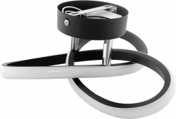 Stropní LED plafon ZD77B 12,5 W, černý