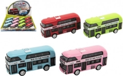 Patrový autobus kovový na zpětné natažení