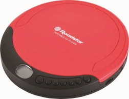 Přenosný CD přehrávač ROADSTAR Discman černo‑červený