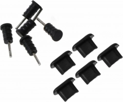 Sada prachových záslepek pro USB‑C a 3,5 mm jack (5+5 ks)