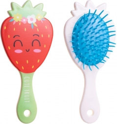 Dětský kartáč na vlasy se zelenou rukojetí