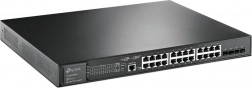 tp-link jetstream sg3428xmp spravovatelný gigabitový poe+ switch 24× rj45 a 4× sfp+ 10g
