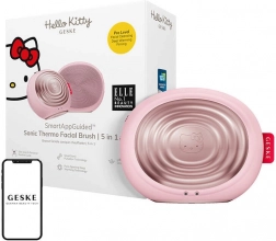 Sonic kartáček na obličej 5v1 Geske s aplikací Hello Kitty růžový