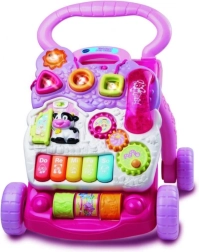 Vtech chodítko – uč se a poznávej – Růžová