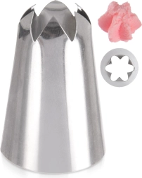 Tylka na zdobení z nerezové oceli – květ