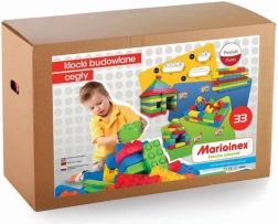 gigantické stavební kostky MARIOINEX – cihly, 33 dílů