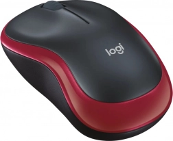 Logitech bezdrátová myš M185 červená
