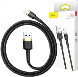 Baseus Cafule nabíjecí a datový kabel USB–Lightning 3 m 2.4A černo‑zlatý