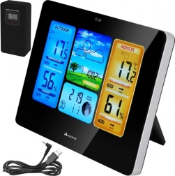 Bezdrátová meteorologická stanice IZOXIS s barevným LCD displejem