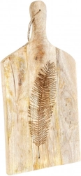 Dřevěné prkénko na krájení a servírování 50,5 × 24,5 cm