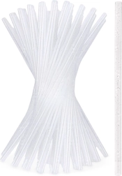 Sada třpytivých opakovaně použitelných brček 22 cm – 50 ks