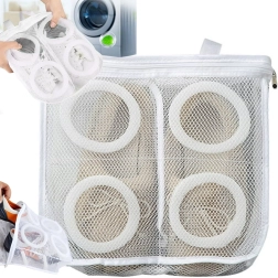 síťovaný vak na praní dětské obuvi se zipem