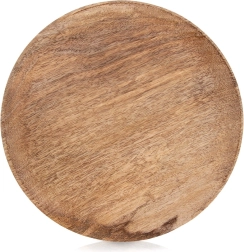 Dřevěný servírovací talíř z manga 25 cm