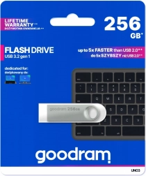 USB flash disk UNO3 256GB USB 3.2 Gen1 stříbrný