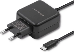 Síťová nabíječka micro USB 12 W (2,4 A) – černá QOLTEC