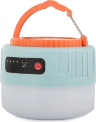 Solární kempingová LED lucerna s USB nabíjením