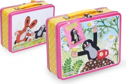 Plechový kufřík Krtek růžový pro děti