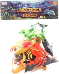 Sada mořských zvířátek v sáčku