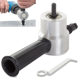 Nástavec na stříhání plechu pro vrtačku