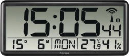 nástěnné digitální hodiny s rádiovým řízením DCF Jumbo