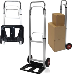 Skládací přepravní rudl z hliníku, nosnost 90 kg