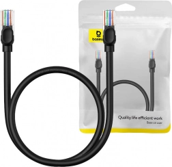 Síťový kabel BASEUS Ethernet CAT5 0,5 m černý