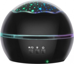 Noční projektor hvězd a podmořského světa – Černá