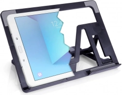 Nastavitelný stojan na tablet, černý, skládací 26 × 18,5 cm